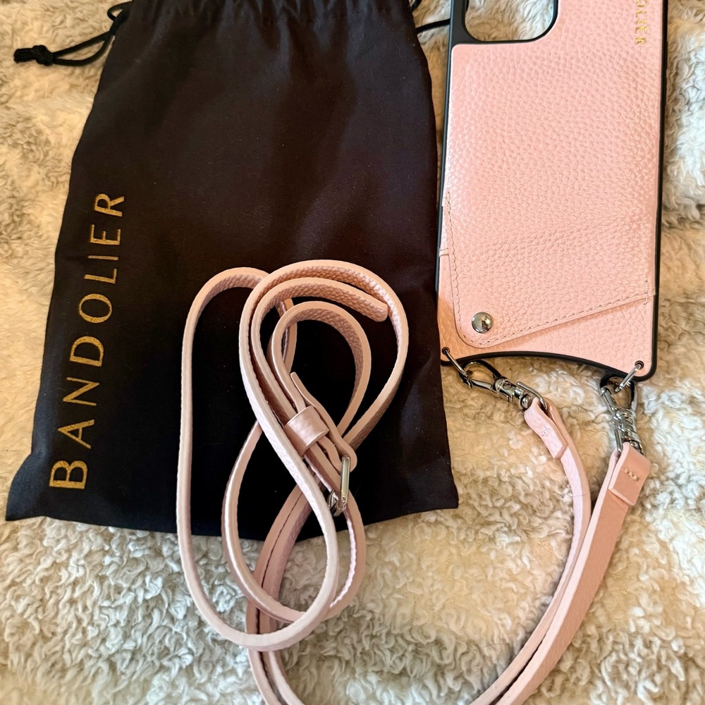 Bandolier Blush Crossbody Phone Case